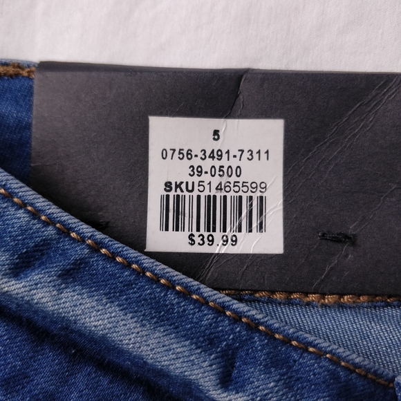 NWT High rise super skinny ripped dark wash jeanse - Picture 12 of 12